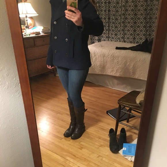 The Limited navy pea coat - Picture 5 of 5